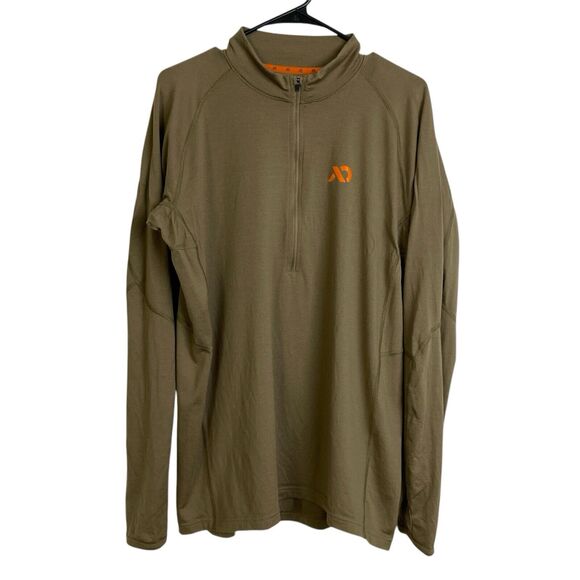 First Lite Other - First Lite Fuse 200 Aerowool 1/4 Zip Long Sleeve Mens Size Large Green Outdoors